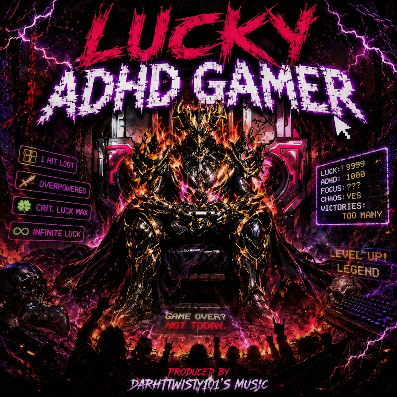 Lucky ADHD Gamer release cover